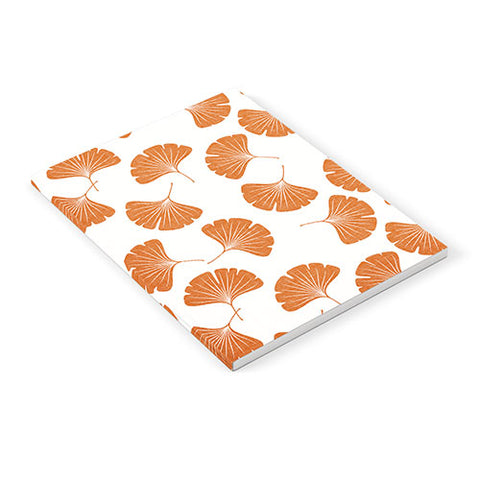 Little Arrow Design Co orange ginkgo leaves Notebook