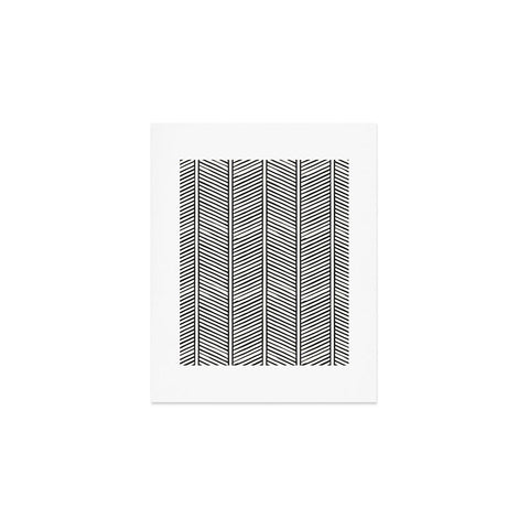 Little Arrow Design Co Organic Chevron Inkwell Art Print