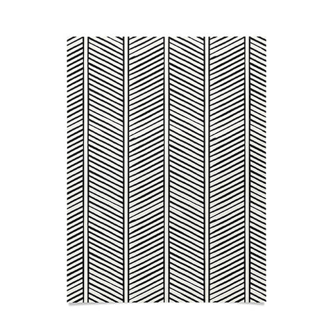 Little Arrow Design Co Organic Chevron Inkwell Poster
