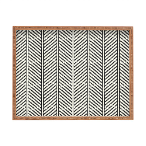 Little Arrow Design Co Organic Chevron Inkwell Rectangular Tray