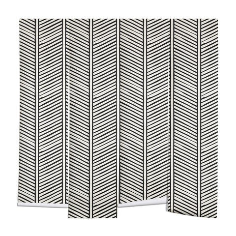Little Arrow Design Co Organic Chevron Inkwell Wall Mural
