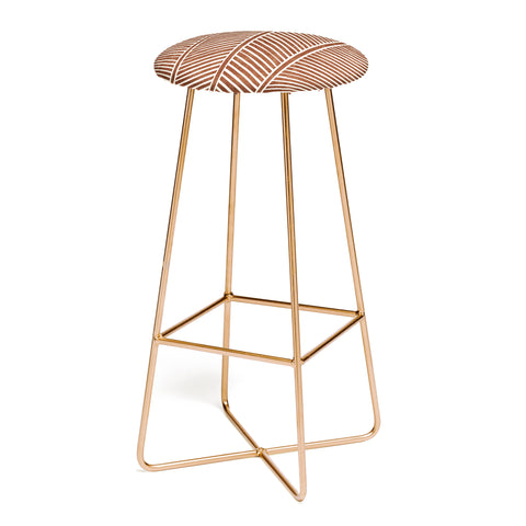 Little Arrow Design Co Organic Chevron on Brandywine Bar Stool