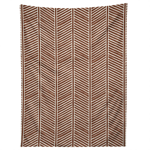 Little Arrow Design Co Organic Chevron on Brandywine Tapestry