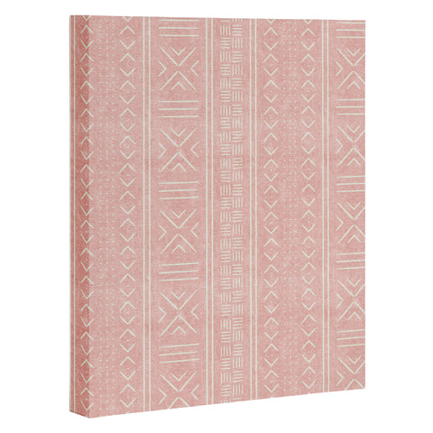 Little Arrow Design Co pink mudcloth tribal Art Canvas