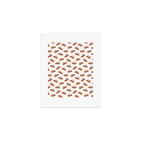 Little Arrow Design Co pumpkin pie slices Art Print