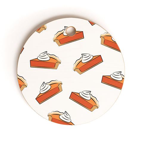 Little Arrow Design Co pumpkin pie slices Cutting Board Round