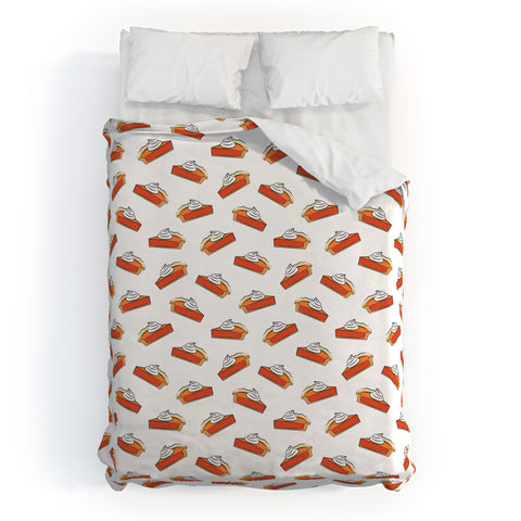 Little Arrow Design Co pumpkin pie slices Duvet Cover