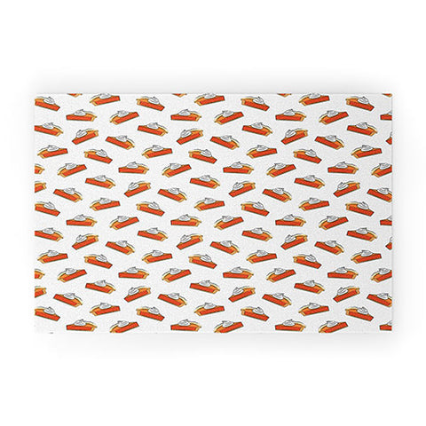 Little Arrow Design Co pumpkin pie slices Welcome Mat