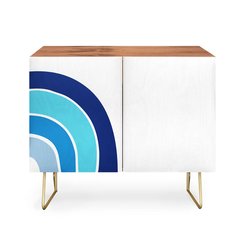 Little Arrow Design Co rainbow in blue Credenza