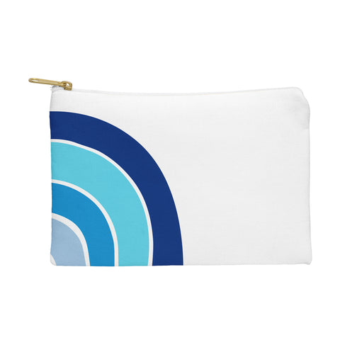 Little Arrow Design Co rainbow in blue Pouch