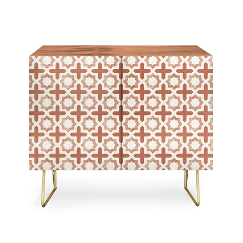 Little Arrow Design Co river stars multi terracotta Credenza