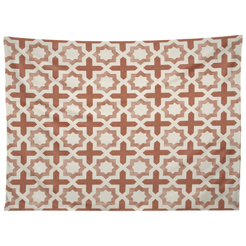 Little Arrow Design Co river stars multi terracotta Tapestry
