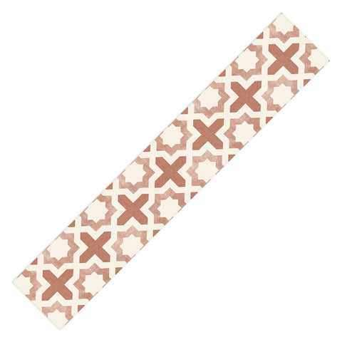 Little Arrow Design Co river stars multi terracotta Table Runner