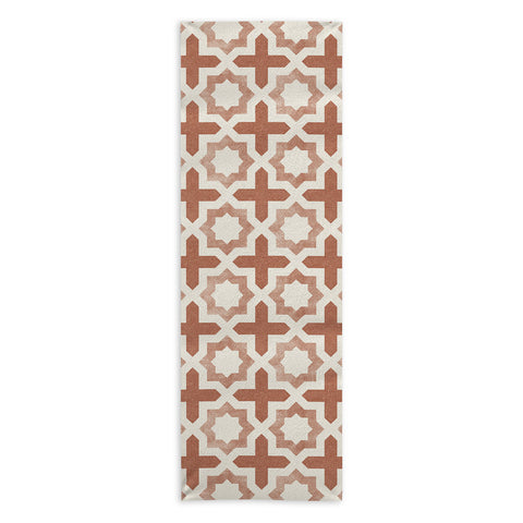 Little Arrow Design Co river stars multi terracotta Yoga Towel