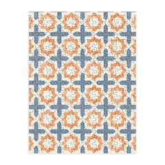 Little Arrow Design Co river stars tangerine and blue Puzzle