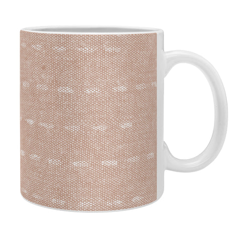 Little Arrow Design Co running stitch blush Coffee Mug
