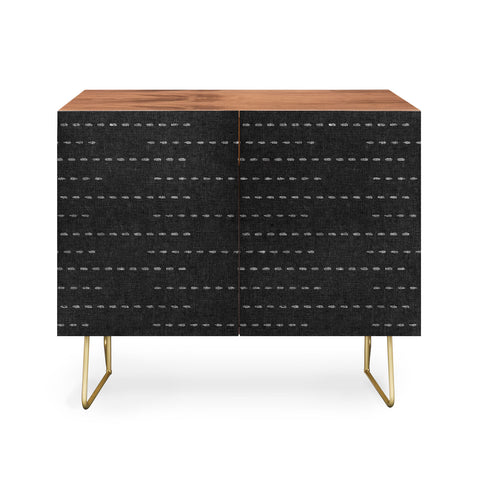 Little Arrow Design Co running stitch charcoal Credenza