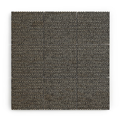 Little Arrow Design Co running stitch charcoal Wood Wall Mural