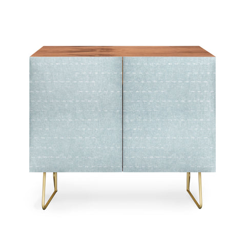 Little Arrow Design Co running stitch coastal blue Credenza