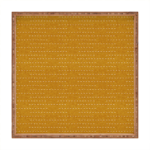 Little Arrow Design Co running stitch gold Square Tray
