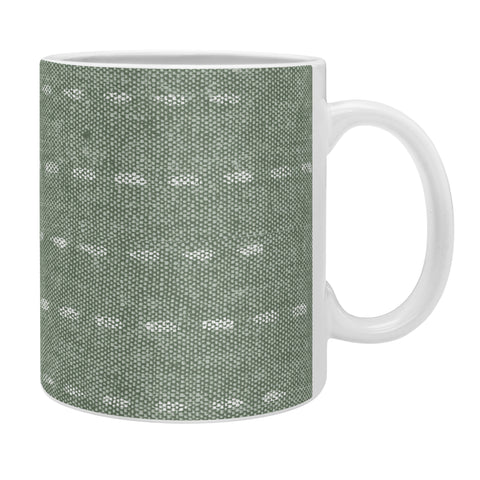 Little Arrow Design Co running stitch sage Coffee Mug