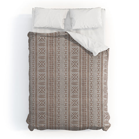Little Arrow Design Co rust stone mudcloth tribal Comforter