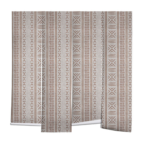 Little Arrow Design Co rust stone mudcloth tribal Wall Mural