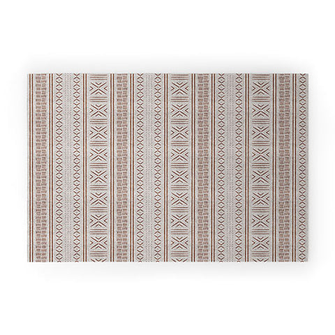 Little Arrow Design Co rust stone mudcloth tribal Welcome Mat