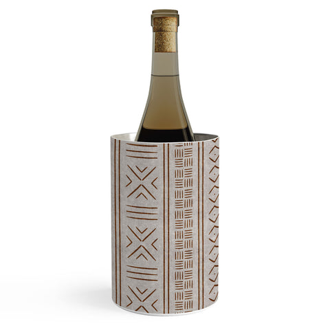 Little Arrow Design Co rust stone mudcloth tribal Wine Chiller