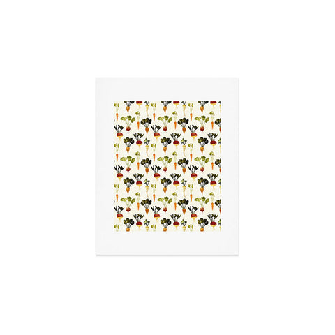 Little Arrow Design Co rustic vegetables Art Print