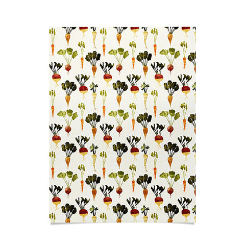 Little Arrow Design Co rustic vegetables Poster