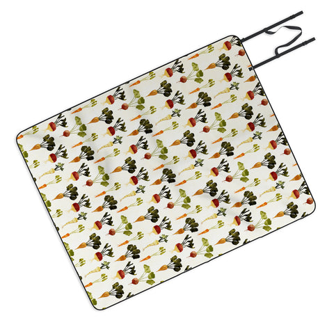 Little Arrow Design Co rustic vegetables Picnic Blanket