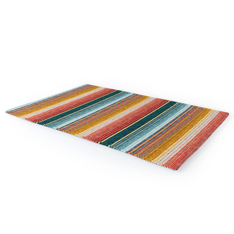 Little Arrow Design Co serape southwest stripe Area Rug