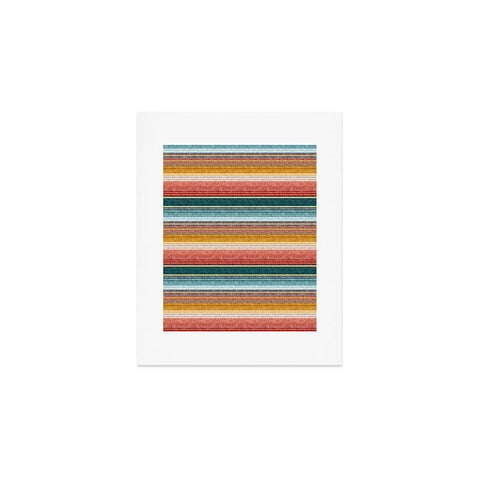 Little Arrow Design Co serape southwest stripe Art Print