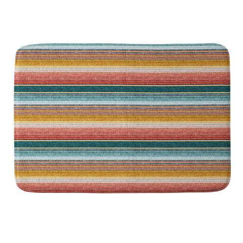 Little Arrow Design Co serape southwest stripe Memory Foam Bath Mat
