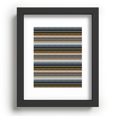 Little Arrow Design Co serape southwest stripe cool Recessed Framing Rectangle