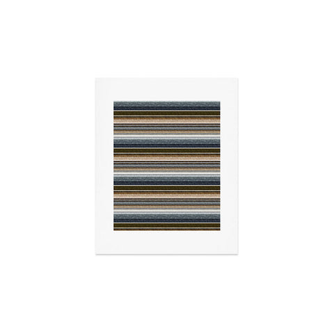 Little Arrow Design Co serape southwest stripe cool Art Print