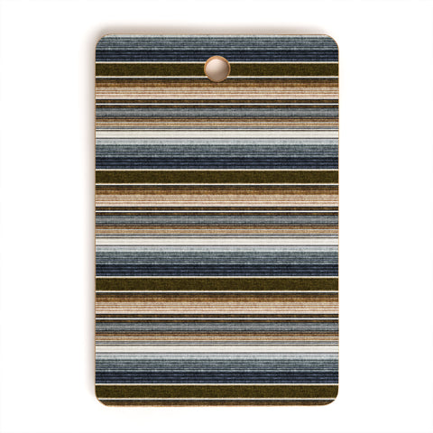 Little Arrow Design Co serape southwest stripe cool Cutting Board Rectangle