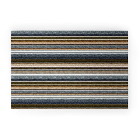 Little Arrow Design Co serape southwest stripe cool Welcome Mat