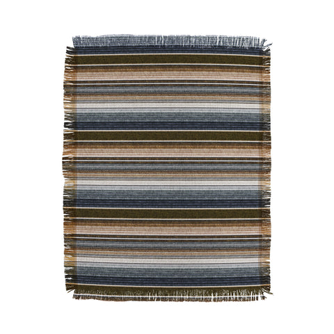 Little Arrow Design Co serape southwest stripe cool Throw Blanket