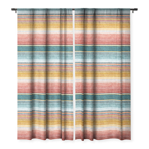 Little Arrow Design Co serape southwest stripe Sheer Non Repeat