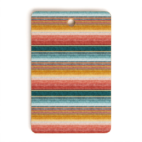 Little Arrow Design Co serape southwest stripe Cutting Board Rectangle
