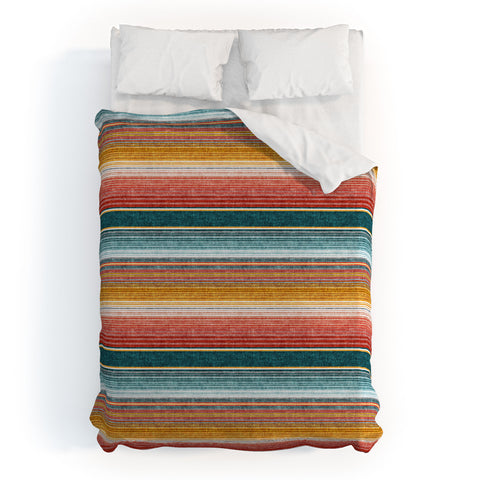 Little Arrow Design Co serape southwest stripe Duvet Cover