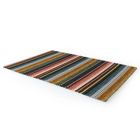 Little Arrow Design Co serape southwest stripe earth Area Rug