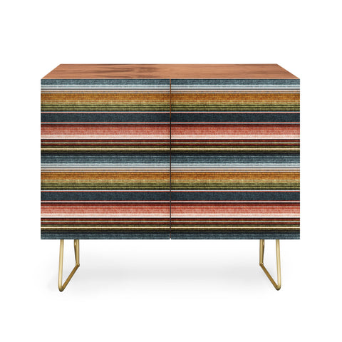 Little Arrow Design Co serape southwest stripe earth Credenza