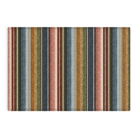 Little Arrow Design Co serape southwest stripe earth Outdoor Rug