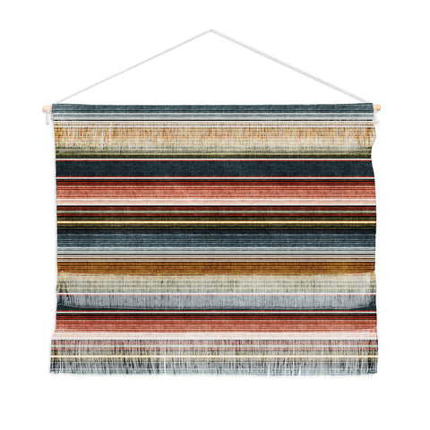 Little Arrow Design Co serape southwest stripe earth Wall Hanging Landscape