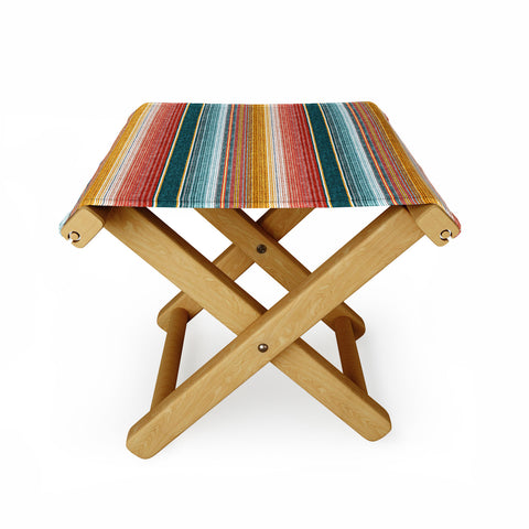 Little Arrow Design Co serape southwest stripe Folding Stool
