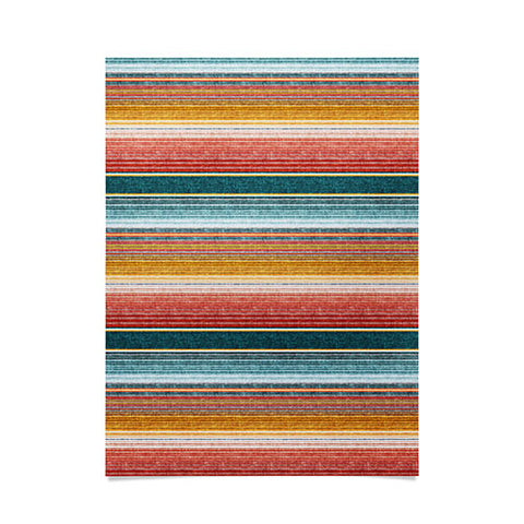 Little Arrow Design Co serape southwest stripe Poster