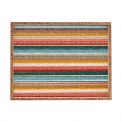 Little Arrow Design Co serape southwest stripe Rectangular Tray